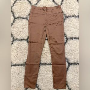 High Rise Skinny Refuge Jeans in Mauve